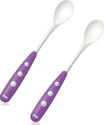 NUK Set Κουτάλια από Πλαστικό  6+ m 2τμχ SKU10.255.053