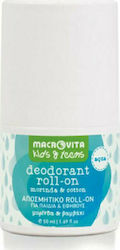 MACROVITA Αποσμητικό Roll-on Για Παιδιά & Εφήβους με Μορίνδα & Βαμβάκι Roll-On 50ml