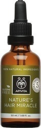 APIVITA Natures Hair Miracle, Λάδι Ενδυνάμωσης & Τόνωσης Μαλλιών με Πρόπολη & 5 Αιθέρια Έλαια, 50ml