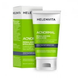 HELENVITA ACNormal Rebalancing Emulsion Ενυδατική Κρέμα Προσώπου, για τις Ανάγκες της Λιπαρής, με Τάση προς Ακμή Επιδερμίδας, 60ml