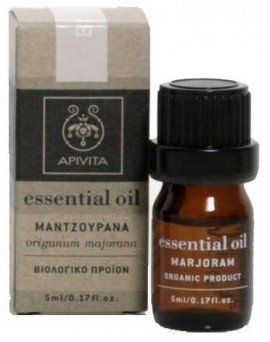 APIVITA Βιολογικό Αιθέριο Έλαιο με Ματζουράνα, 5ml