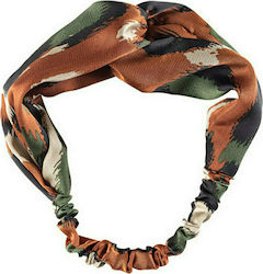 Medisei Dalee Hair Κορδέλα Καφέ-Μαύρο-Πράσινο-Γκρι