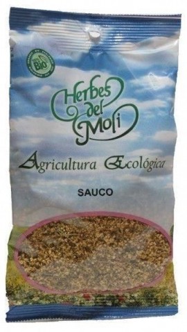 HERBES DEL MOLI ΣΑΜΠΟΥΚΟΣ  βιολογικό βότανο εγγυημένα πρώτης ποιότητας  Aποχρεπτικό, αντικαταροϊκό, εφιδρωτικό, αντιφλεγμονώδες, βοηθά στην καλή κυκλοφορία 40gr