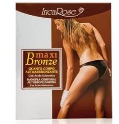 Inca Rose  Maxi Bronze Γαντι αυτομαυρισματος για το σωμα με υαλουρονικο οξυ 3 τμχ