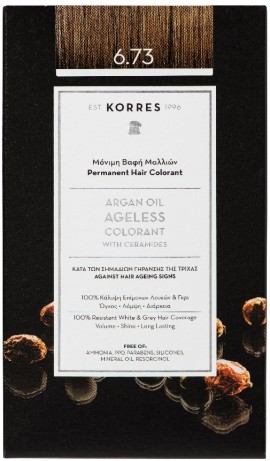 Korres  Argan Oil Colorant N 6.73 χρυσο κακαο  50ml