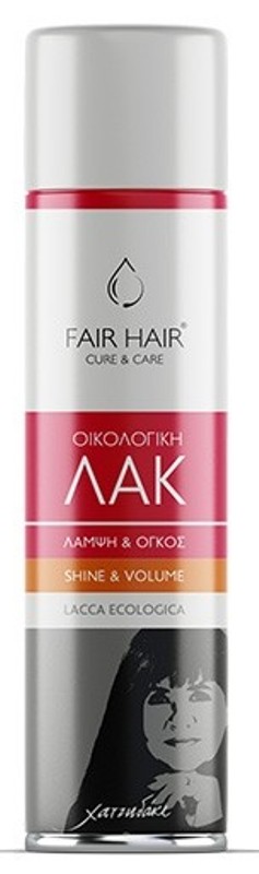 FAIR HAIR Οικολογική Λακ για λαμψη και ογκο  300 ml