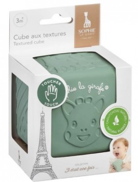 SOPHIE LA GIRAFE   Cube aux textures παιχνιδι κυβος απο καουτσουκ 3+ m SKU010502