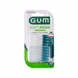 GUM Soft Picks Original  Large Μαλακα μεσοδοντια  Πρασινα 40 τμχ SKU 634