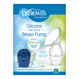 Dr. Browns silicone one piece breast pump  Θήλαστρο - Δοχείο συλλογής μητρικού γάλακτος SKU BF 015