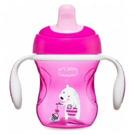CHICCO Training Cup Εκπαιδευτικό Κύπελο 6+m  1 τμχ ροζ  SKU 06921-10