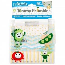 Dr Browns Set  Tummy Grumbles  Σετ Σακουλάκια για Σνάκ 3 Τεμ SKU AC067