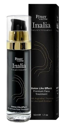 POWER HEALTH  Inalia Botox Like Effect Premium Face Treatment Αντιρυτιδική Κρέμα Προσώπου, 50ml