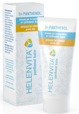 HELENVITA Panthenol Balm Aλοιφή Ενυδάτωσης & Ανάπλασης για το ευαίσθητο ξηρό και τραχύ δέρμα με σκασίματα, 100ml
