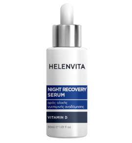 HELENVITA Night Recovery Serum Ορος ολικης νυχτερινης αναδομησης με βιταμινη D 30 ml