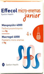 Epsilon Health Micro-Enemas Junior Macrogol 4000 παιδικα μικροκλυσματα  4 x 6gr