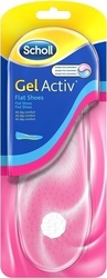 SCHOLL  Gel Activ Flat Shoes Everyday Γυναικείοι Πάτοι για παπούτσια χωρίς τακούνι, N 35-40.5, 2 τμχ SCU 940014721