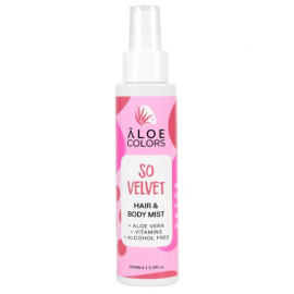 Aloe Colors  So Velvet  Hair & Body Mist Ενυδατικό σπρέυ σώματος και μαλλιών 100 ml