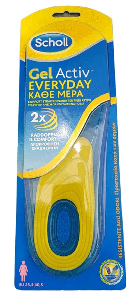 SCHOLL Gel Activ Everyday Γυναικείοι Πάτοι One Size  2τμχ