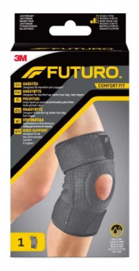 FUTURO Comfort Fit Adjustable Knee Support Επιγονατιδα με τρυπα one size SKU 04039