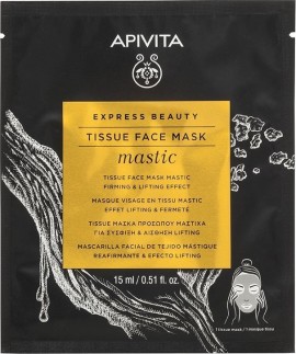 APIVITA express beauty  Tissue Face Mask Mastic  15ml 1 τμχ