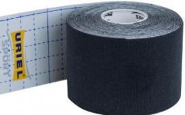 URIEL Sport Adhesive Tape Professional  αθλητικος επιδεσμος 2cm x 7.3 m  μαυρο 2τμχ  SKU 805AT