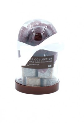 JOVO Set  Coffee Scrub Collection ,Scrubcubes,mesh sponge  Num 04 170 gr