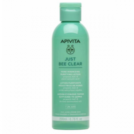 APIVITA Just Bee Clear Purifying Lotion Λοσιόν Σύσφιξης Πόρων, 200ml