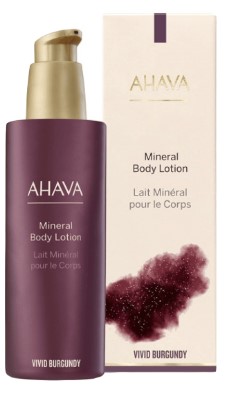 AHAVA Vivid Burgundy Mineral Body Lotion, Ενυδατική Λοσιόν Σώματος 250ml SKU 163687