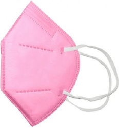 Rhein Μάσκα Προστασίας FFP2 Ροζ 1 τμχ