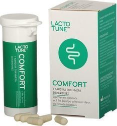LACTOTUNE Comfort, Συμπλήρωμα Διατροφής Προβιοτικών για Πεπτικές Διαταραχές, 30 κάψουλες