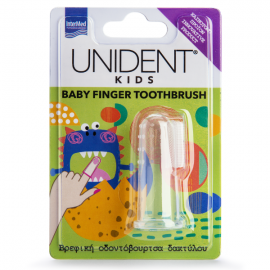 Intermed Unident Kids Baby Finger Toothbrush Βρεφική Οδοντόβουρτσα Δακτύλου
