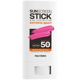 Frezyderm Extreme Sport Αντηλιακό Stick Προσώπου Magenta SPF50, 20ml
