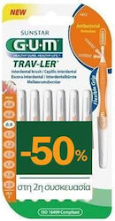 GUM Trav-ler Μεσοδόντια Βουρτσάκια 0.9mm  1412 Πορτοκαλί 12τμχ