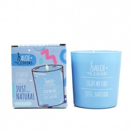 Aloe Colors Just Natural  Scented Soy Candle Κερι σογιας 220gr
