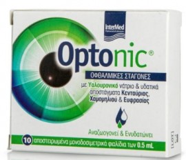 Intermed Optonic drops  Οφθαλμικες σταγονες  10 amp X 0,5ml