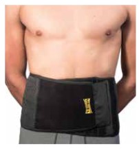 URIEL Ζώνη Αυτοκόλλητη Κοιλίας,One size Μαυρο SKU AC11