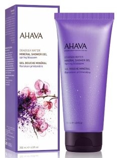 AHAVA Dead Sea Water Mineral Shower Gel Spring Blossom, Αφρόλουτρο με Άρωμα Ανοιξιάτικου Άνθους, 200ml SKU 159635
