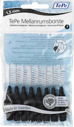 TEPE  Original Μεσοδόντια Βουρτσάκια 1.5mm Μαύρα 8τμχ