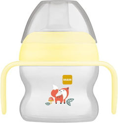 Mam Starter Cup  Εκπαιδευτικό Μπιμπερό Πλαστικό με Λαβές 4m+ 150ml  Κίτρινο SKU 462U