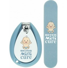 Beter MiniCure Set Nail Clipper & Extra Smooth Nail File (σετ βρεφικος νυχοκόπτής και λίμα) 2τμχ