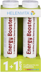 HELENVITA Set Energy Booster Συμπλήρωμα για την Ενίσχυση του Ανοσοποιητικού 40 αναβράζοντα δισκία 1+1 ΔΩΡΟ