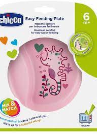 CHICCO  Easy Feeding Plate 6m+ Ροζ 1 τμχ SKU016001