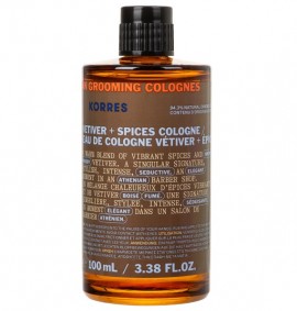 Korres Athenian Grooming Eau de Cologne Vetiver & Spices Άρωμα για Άνδρες, 100ml