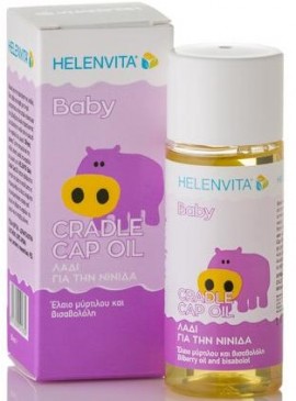 HELENVITA Baby Cradle Cap Oil Βρεφικό Λάδι για την Νινίδα, 50ml