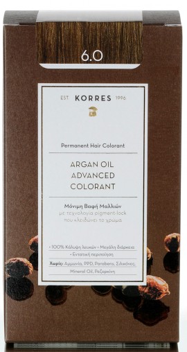Korres Argan Oil Advanced Colorant N 6.7 Κακάο 50ml
