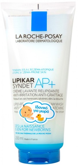 La Roche Posay Lipikar Syndet AP+ Καθαρισμος σωματος για νεογνα,βρεφη,παιδια και ενηλικους  200ml