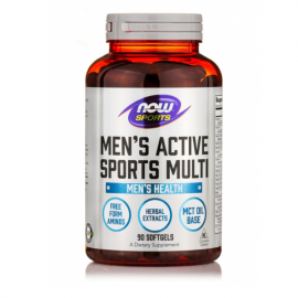 NOW Mens Active Sports Multi Για ενεργεια και αντοχη   90 Softgels